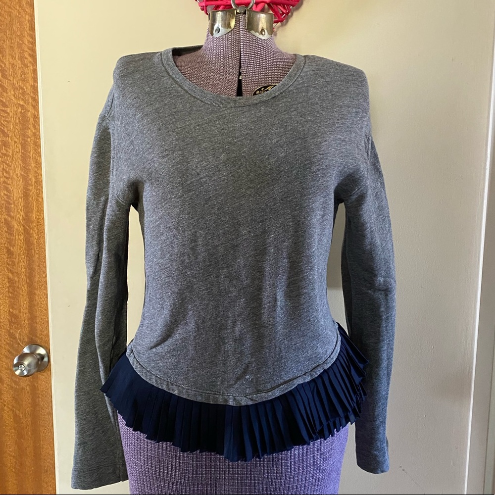 J Crew peplum sweatshirt